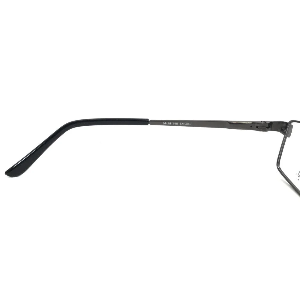 Casino Eyewear Eyeglasses Frames CB1121 SMOKE Gray Rectangle Wire Rim 54-18-140